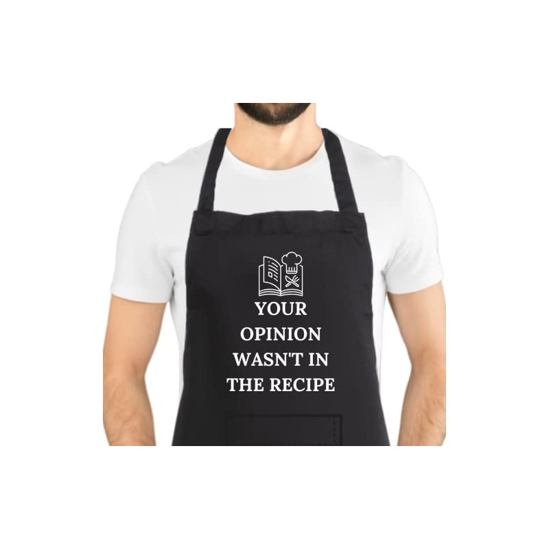 Second Ave Unisex Funny Your Opinion Wasn't in The Recipe