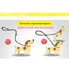 WINHYEPET True Love 7 In 1 Multi-Function Adjustable Dog Lead