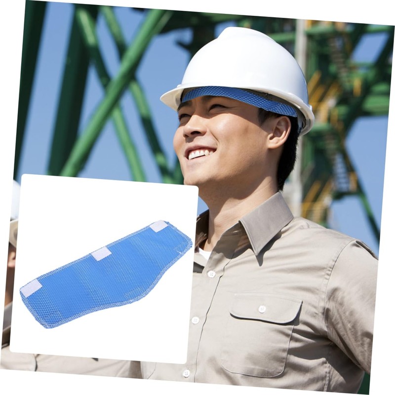 JECOMPRIS Sweatproof Helmet Headband Protective Helmet Cooling Lining Soft Padding