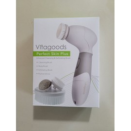Vitagoods Perfect Skin Plus Cleansing & Exfoliating Brush For Face & Body