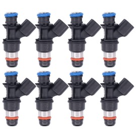 NewYall Pack of 8 Fuel Injector for 2007-2009 4.8L 5.3L 6.0L 6.2L Envoy Sierra Yukon Savana SSR Trailblazer Avalanche Silverado Suburban Tahoe Express Saab 9-7X 12580681