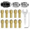 Drill Chuck Collet Set for Dremel, 15PCS Chuck Collet Kit,
