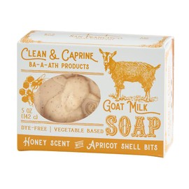 San Francisco Soap Company Clean & Caprine Goat Milk Soap Bar | Honey |Dye-Free Bar Soap | Enriched with Nourishing Goat Milk | Unisex Fragrance | 5oz