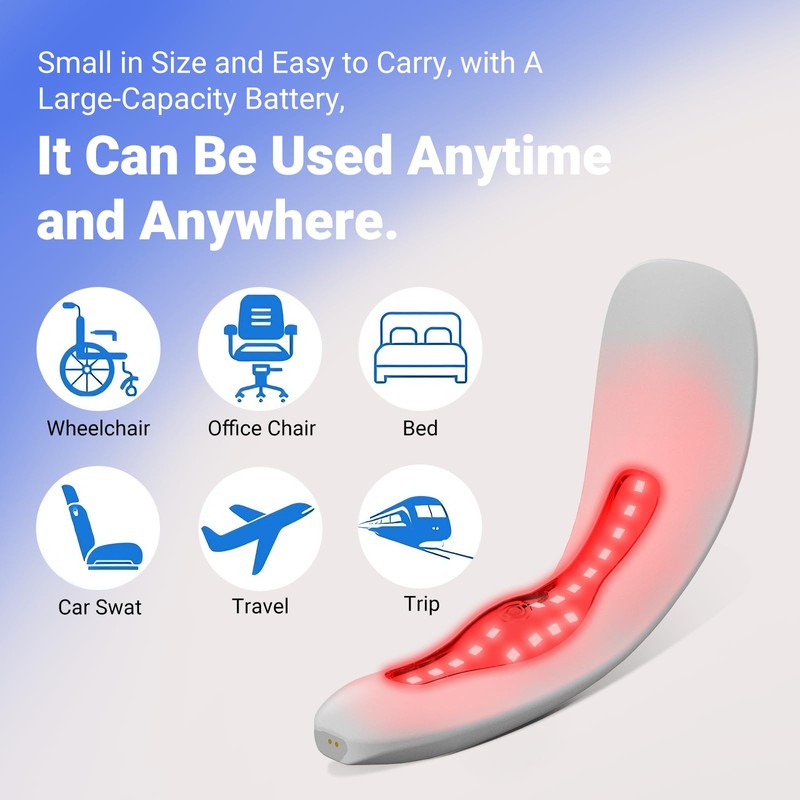 Portable Red Light Hemorrhoids Comfort Device for Long Sitting &