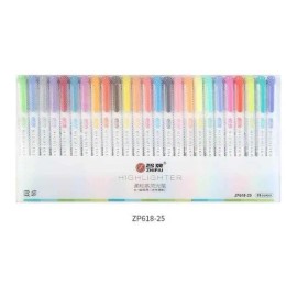 Marcatextos Tipo Mildliner 25 Pzs Resaltadores Zhipai