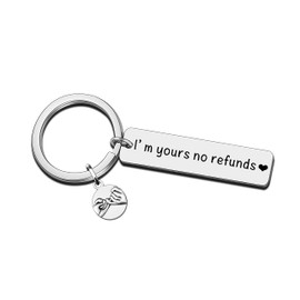 SDOFY Funny Anniversary Birthday Gifts keyring for Boyfriend Husband Girlfriend Wife Couple Gift for Him Her Valentines Day Gift Keyring for Men Women Christmas Wedding Present