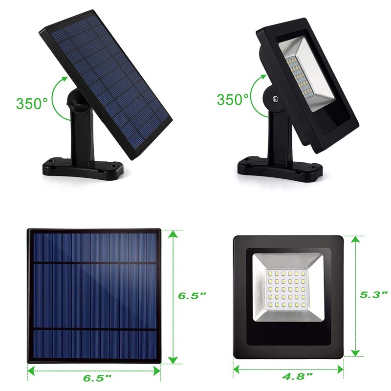 Awanber Solar Powered Lights Outdoor, Bright White Light IP65 Waterproof