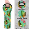 QsirBC Tropical Pineapple Pattern Wine Bag Neoprene Wine Tote Bags