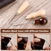 YSWOVUO Leather Sewing Set, 48-Piece High Performance Leather Tool, Leather