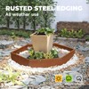 Corten Steel Edging Border 20 Inch Metal Garden Lanscape Edging