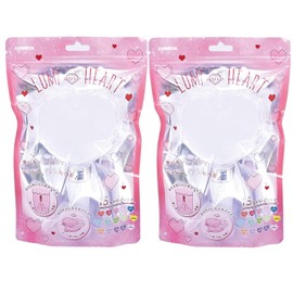 LUMICA G28396 LED Color Changing Pen Light, Set of 2, Heart Shape, For Lumi Heart Concerts, Lives, Events, Festivals, Summer Vacation