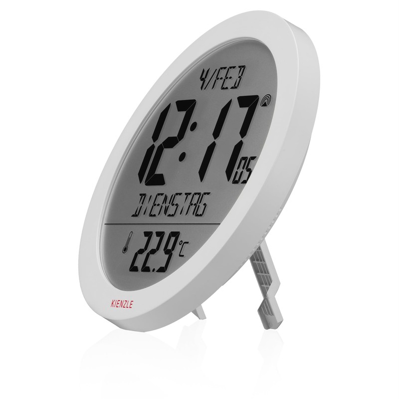 Kienzle Radio Wall Clock Table Clock with Temperature Display 18.7