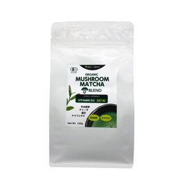 Organic Matcha Mushroom Blend, 4.4 oz (125 g), "Matcha Blended with Mushrooms", Cordyceps Mushroom, Chaga, Reishi Mushroom, Organic Matcha Blend