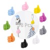 CERETIA 18 Pcs Self Adhesive Silicone Thumb Hooks, Multifunction Thumb