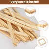 24-Piece Wooden Needlepoint Stretcher Bar Kit with 150 Tacks, 6