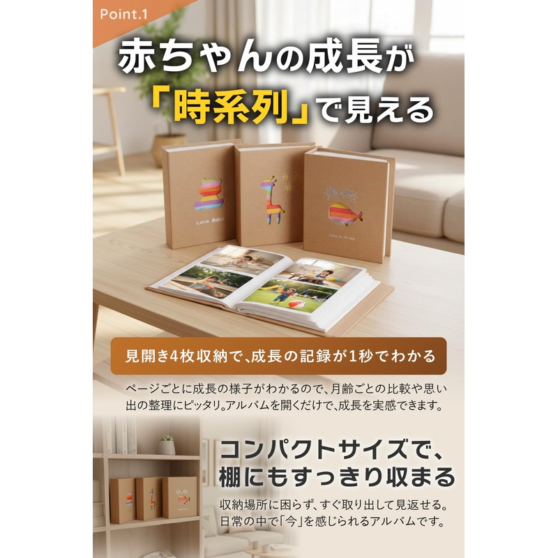 【Supervised by a Memory Organization Advisor】 fogman Photo Album, Pocket,