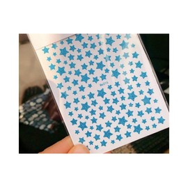 Generic Glitter Star Nail Stickers Shiny Stars Self Adhensive Nail Decals Me016 Blue Nail Wraps Art Stickers Manicure Supplies for Women for Home Nails Full Long Lasting Easy Apply and Remove