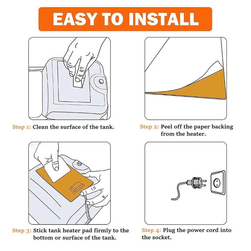 H&G lifestyles RV Holding Tank Heater Pad Use with Up