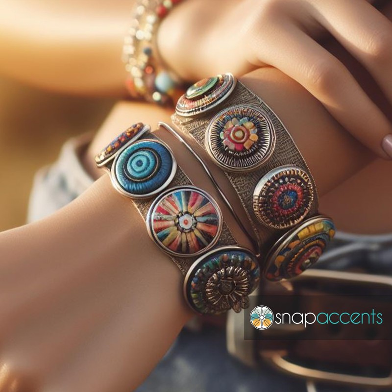 Choose a Color | Blessed Snap Jewelry Heart 18MM Family