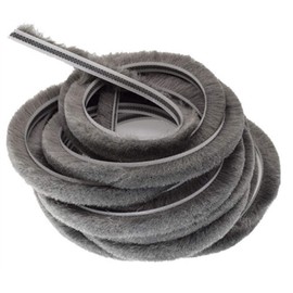 Pangyoo PYouo-Sealing strip 10M Straight Hair Sealing Strip Door/Window Groove Nylon Pile Brush Seal Weatherstrip 5/6/7mm, Efficient sealing (Color : 7 x 12mm)