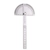 Multifunctional Stainless Steel Ruler with 180 Degree Angle 10cm Measuring