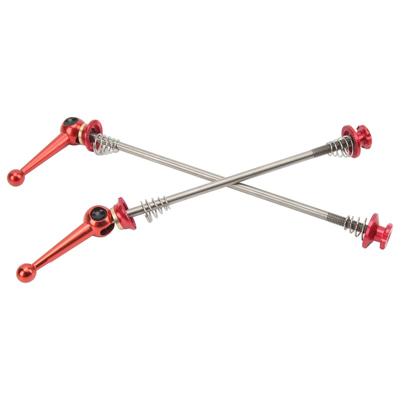 CANSUCC 2pcs Bicycle Wheel Skewer Aluminum Alloy Quick Release Titanium