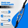 24 Inch Bungee Cord with Stainless Steel Screw Locking Carabiners,