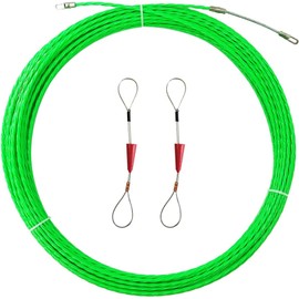YOUTU® Fish Tape Wire Puller with Wall Wire Threader, with Guide Spring Retractable Tape Diameter 4.5 mm, Cable Retraction Aids in Ideal Retraction Tape for Cable Laying Empty Pipes (6 m)