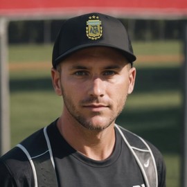 Argentina Soccer Hat Embroidered Trucker Federacion Argentina De Futbol Cap (White)