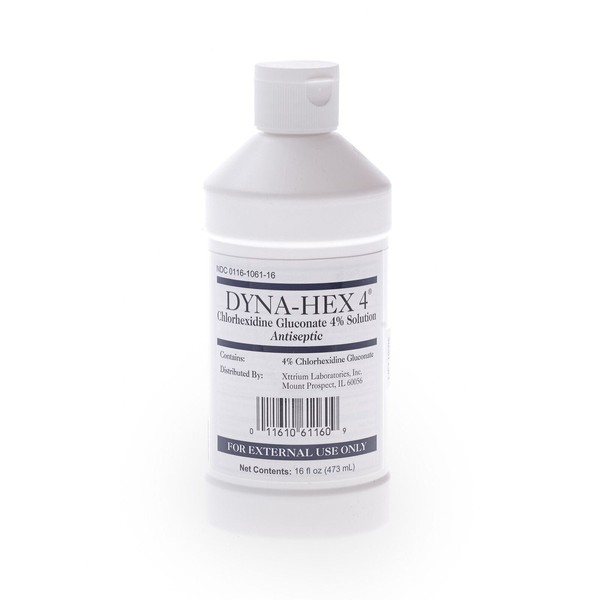 Dyna-Hex 4 Antiseptic Skin Cleanser, 16 oz., Xttrium Laboratories 1061DYN16ME...