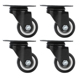 4PCS 1.5 Inch Universal Wheel 360° Rotation Heavy Caster Silence Cart Chair Caster for Furniture