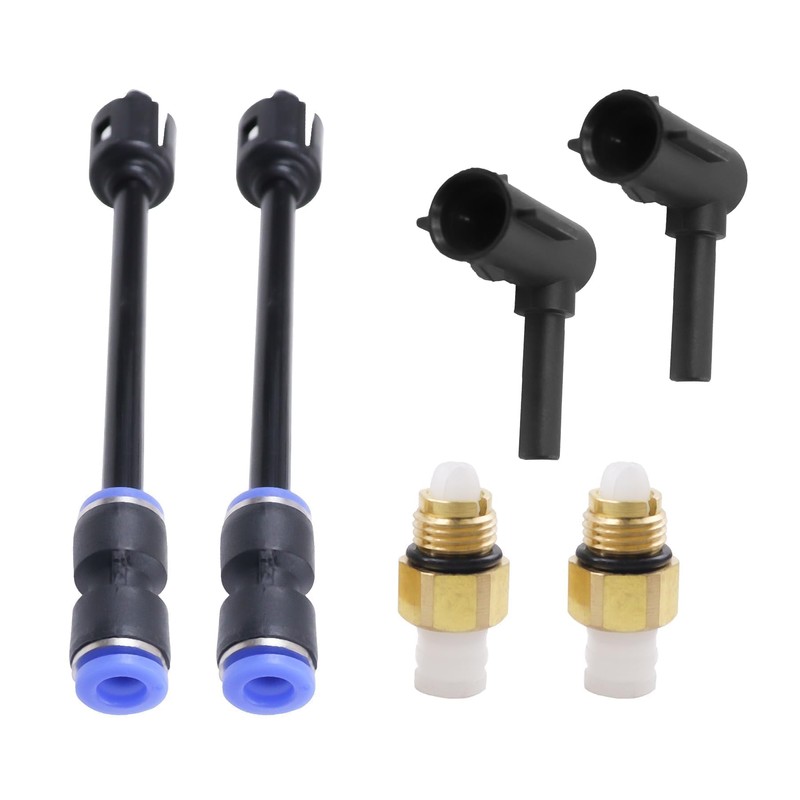 2PCS Suspension Elbow Air Strut Repair Kits with Hoses Compatible