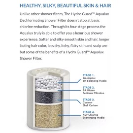 Hydroviv Shower filter Compatible KDF, chlorine, chloramines, Odor, Water Filter