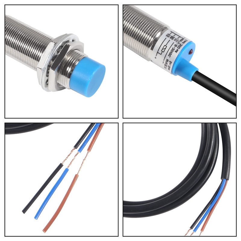3Pcs LJ18A3-8-Z/BX NPN NO Inductive Proximity Sensor Switch Detector 8mm