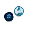 Genuine Blue Agate Coaster Pair - Gift Boxed