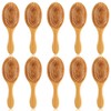 Molain 10 cepillos de pelo de bambú, cepillo de paleta