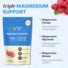 Magnesium Gummies - 600mg Triple Complex (Glycinate, Citrate, Malate) -