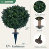 kyesyes Artificial Boxwood Ball Bush 27" Tree UV Resistance Rated