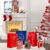 Cherubfunz 24 PCS Christmas Gift Bags Bulk Set with Snowman,