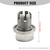 EATAKWARD Oil Drain Plug, Oversize Piggyback Drain Plug (M14.1-1.5x15mm), Stainless