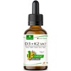 MoriVeda Vitamin D3 + K2 Drops 50 ml, High Dosage,