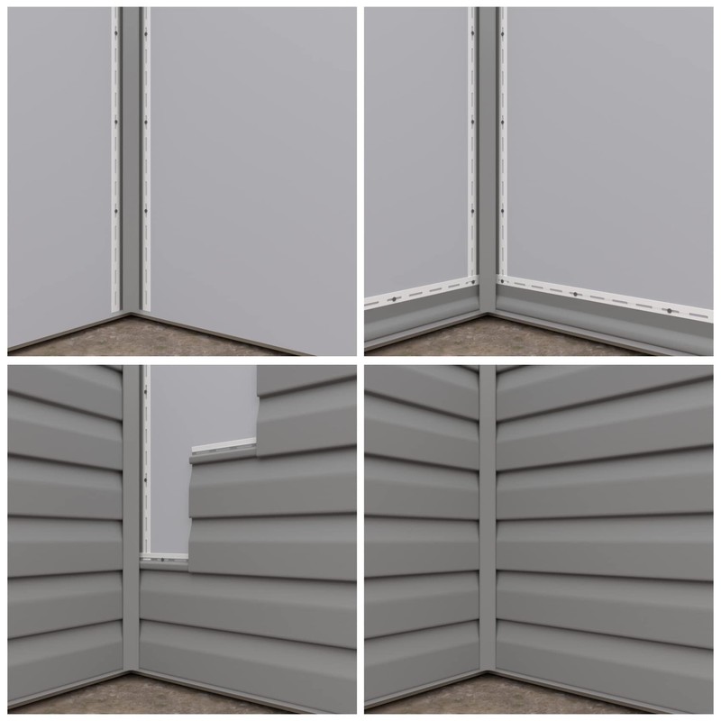 HEXIM Siding Facade Panels, Outdoor Facade Cladding, Weatherproof, Plastic Panels,