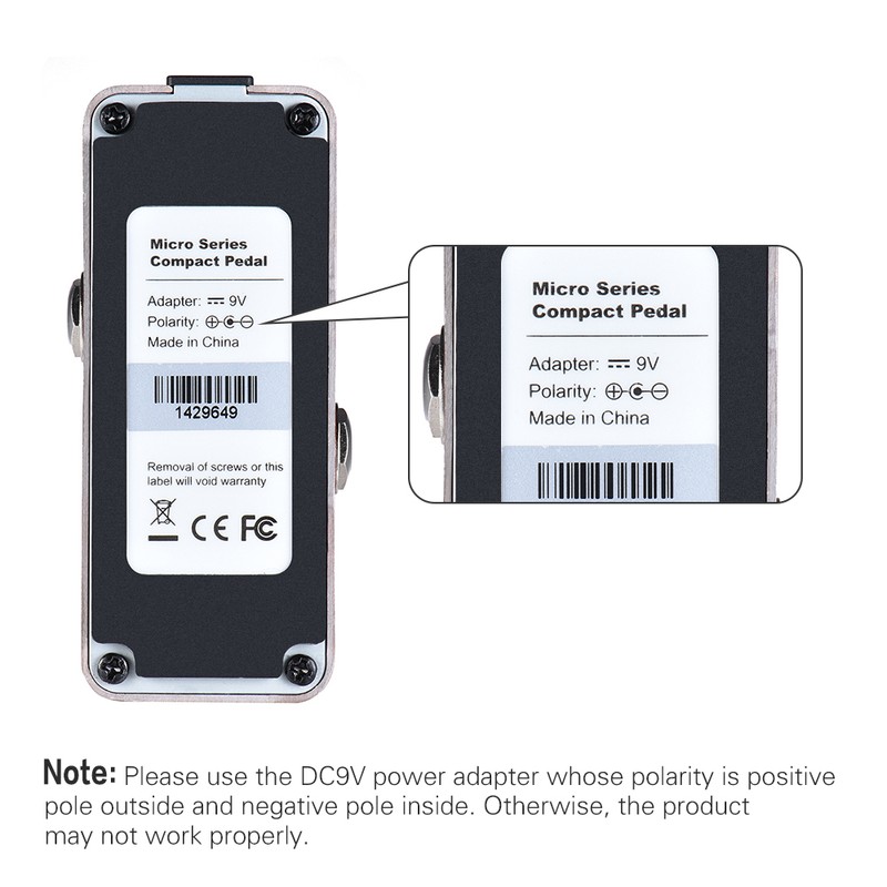 MOOER PURE OCTAVE Mini Octave Guitar Effect Pedal 11 Octave