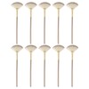 10PCS Professional Fan Brushes for Facials, Ultra Slim Soft Facial