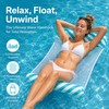 Floating Water Hammock for Pool Relaxation – Foldable Inflatable Lounger