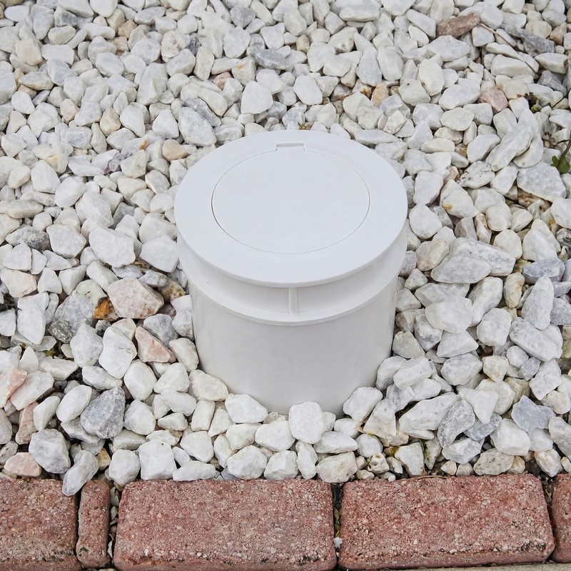 AceOrbit 1 Pcs 4" Flip Top Sewer Relief Cap Odorless