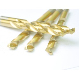 5 PCS, 13/32", Titanium Coated Drill Bits