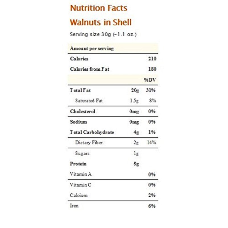 In Shell Walnuts (4 Lbs.) - Large Natural California Walnuts