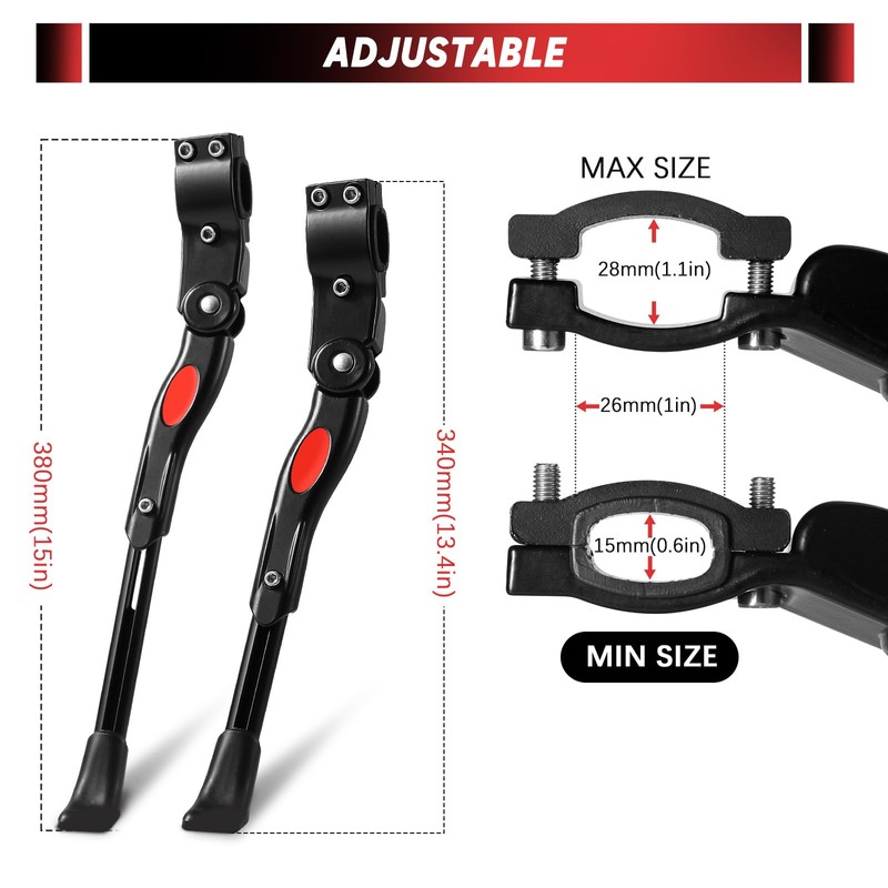 Oderra Uni - Adult Cavalletto Bici Bicycle Stand, Black, 34.53.55