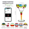 YY Hand Painted Margarita Glass - Moroccan Collection - Hand